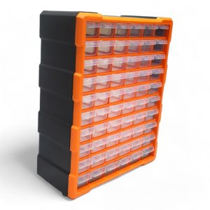 Desktop Wall Mount Container Plastic Storage 60 Drawers Toolbox