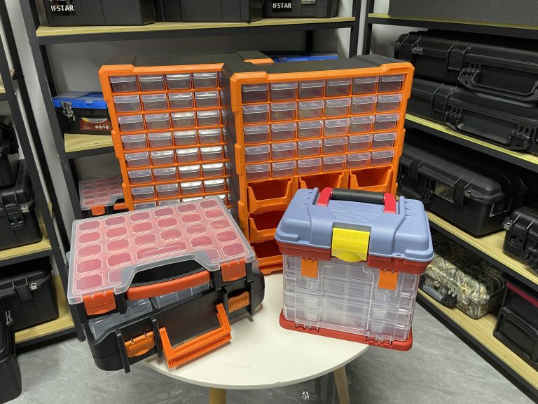 Double-side Transparent Hard Plastic Toolbox